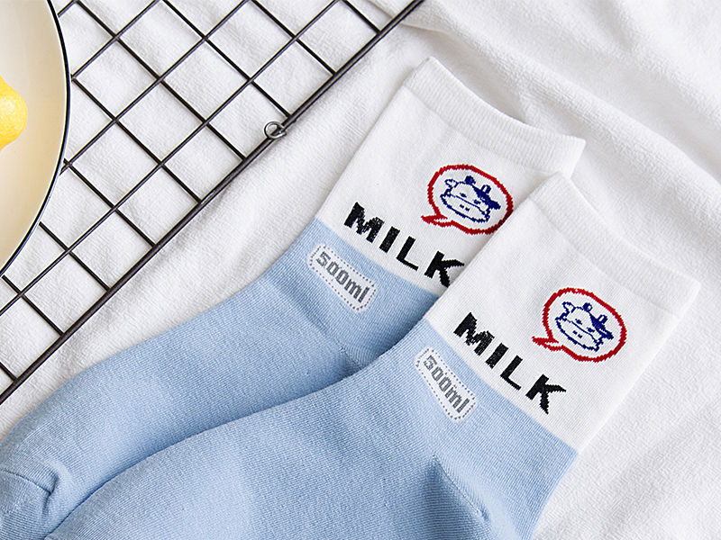 Cottonet - Color-Block Crew Sokken