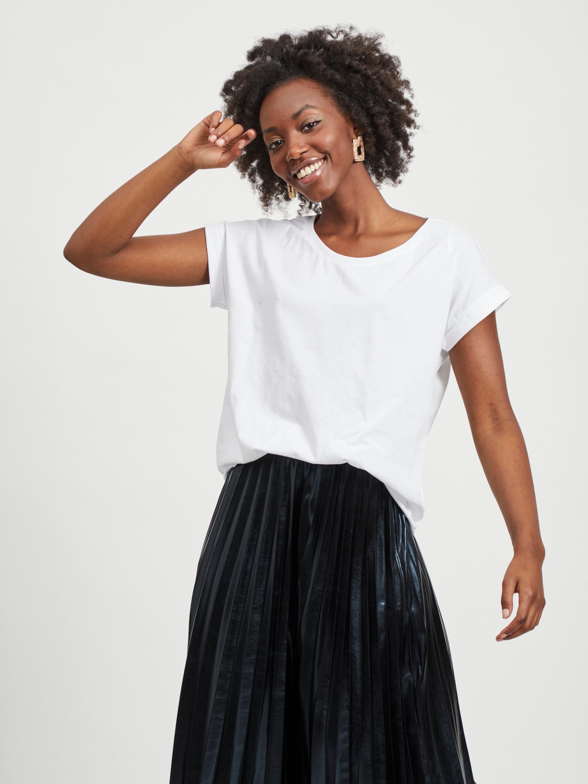 Vila  Vidreamers New Pure t-shirt - Optical Snow