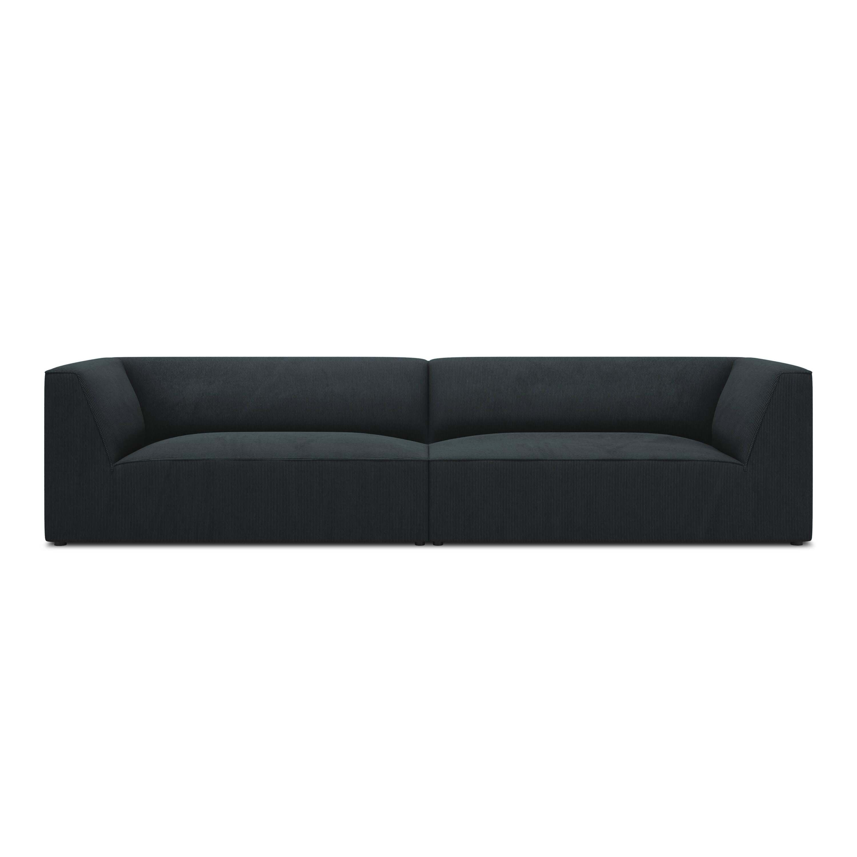 Windsor & Co Sao 4-zitsbank - Ribstof - Blauw
