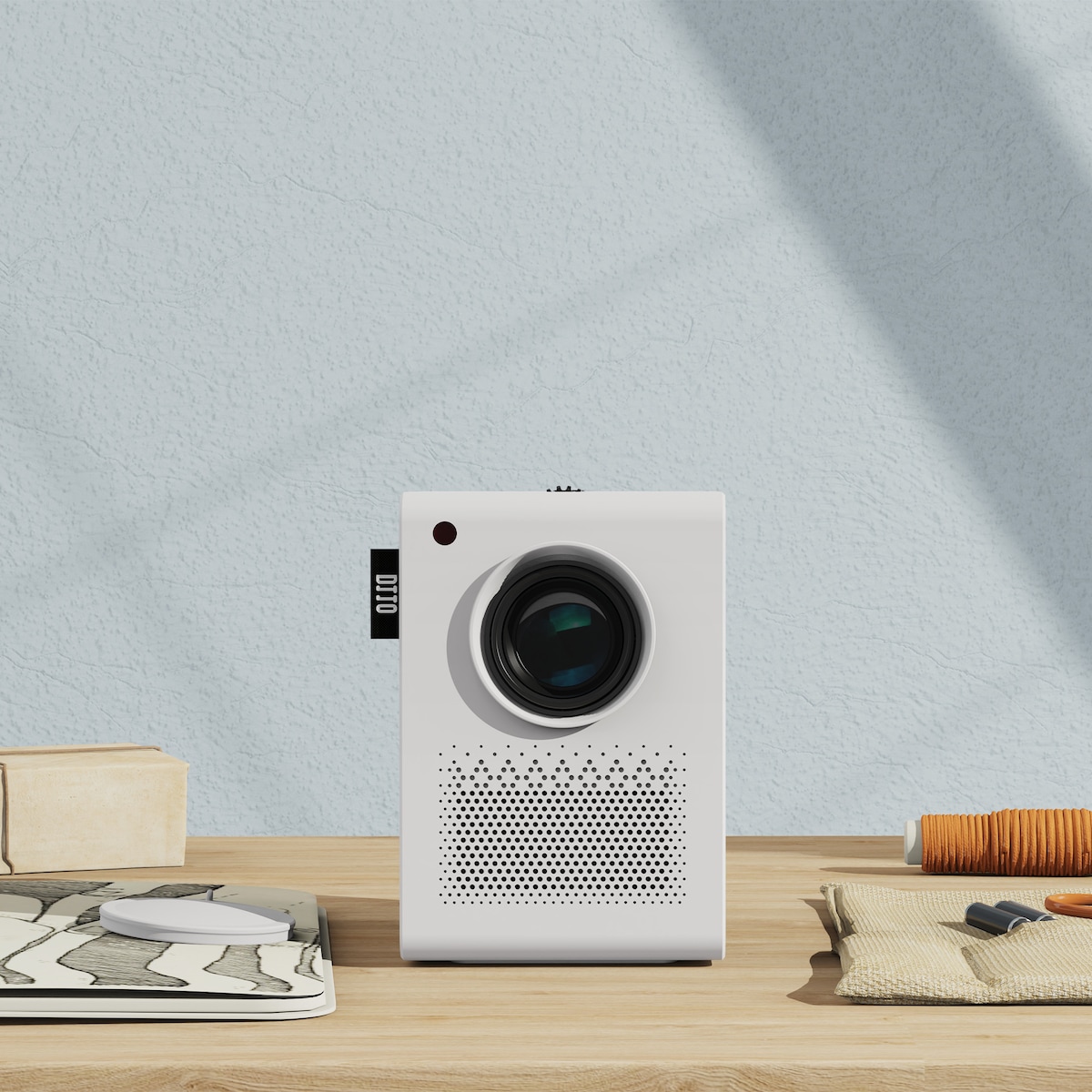WiFi Bluetooth miniprojektor D5000 Full HD 1080P 4K-støtte