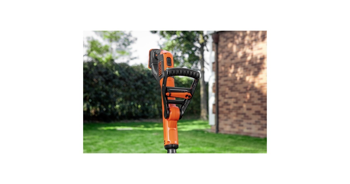 BLACK+DECKER18V AFS grastrimmer met accu  (Zwart/oranje, 28 cm accu inbegrepen)
