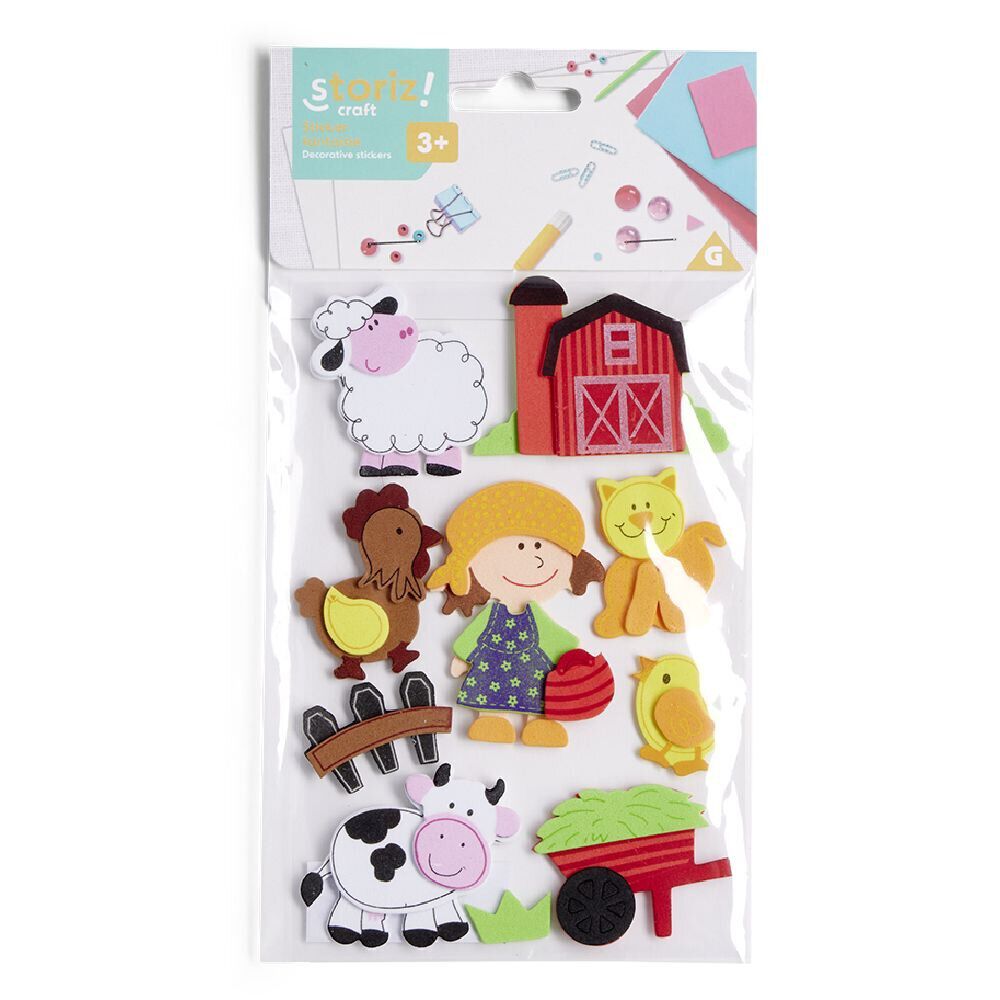 Pochette de stickers fantaisie