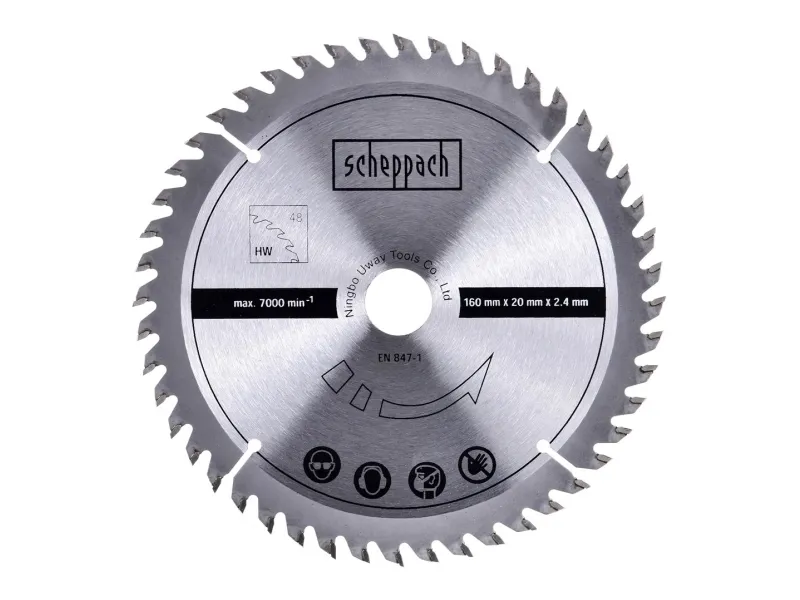 Scheppach PL55, Træ, Sort, Blå, Sølv, Tyskland, 16 cm, 9500 rpm, 4,95 cm