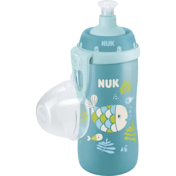 Junior Cup mit Push-Pull Tülle und Chamäleon Effekt 300 ml, Blau