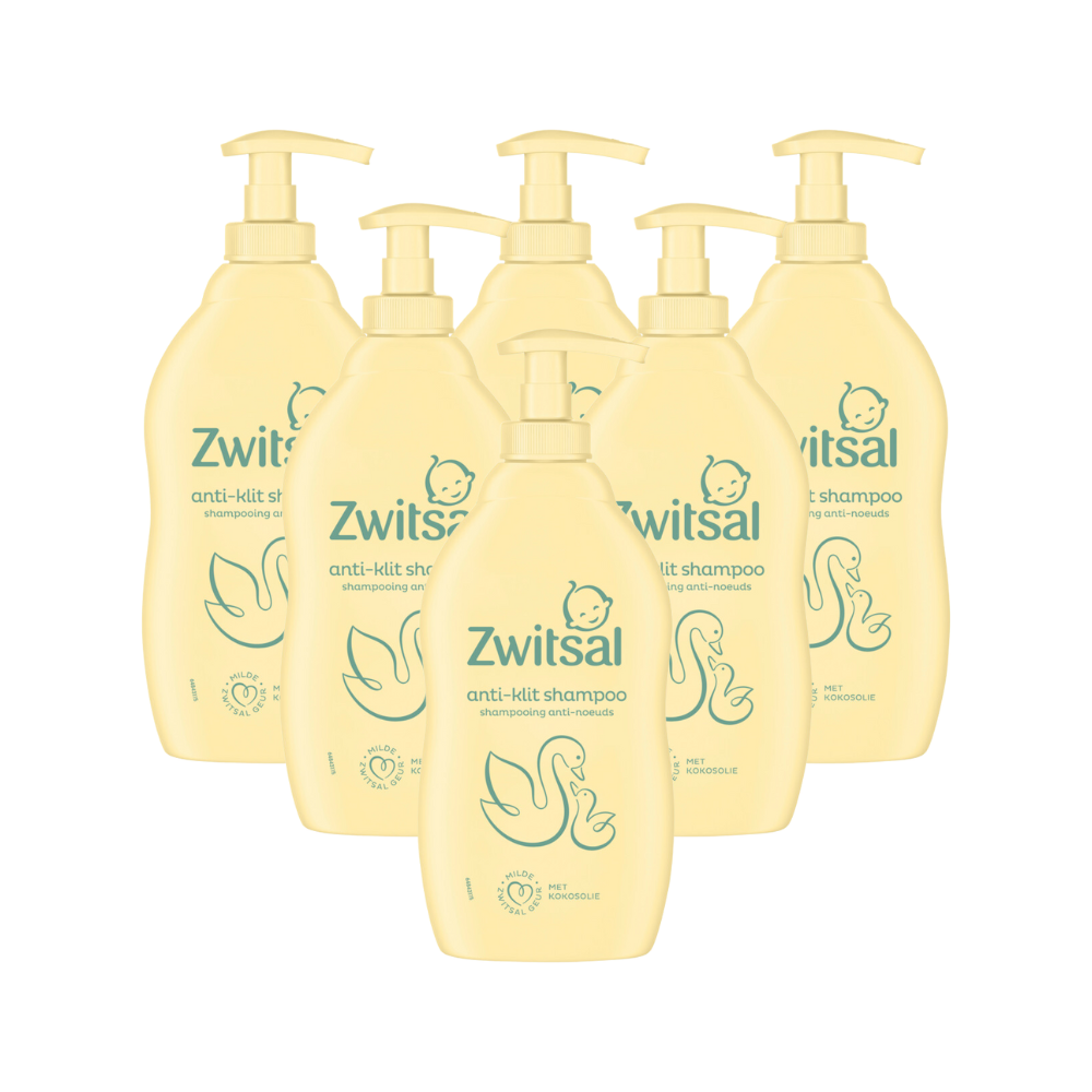 6x Zwitsal Shampoo Anti Klit (400 ml)