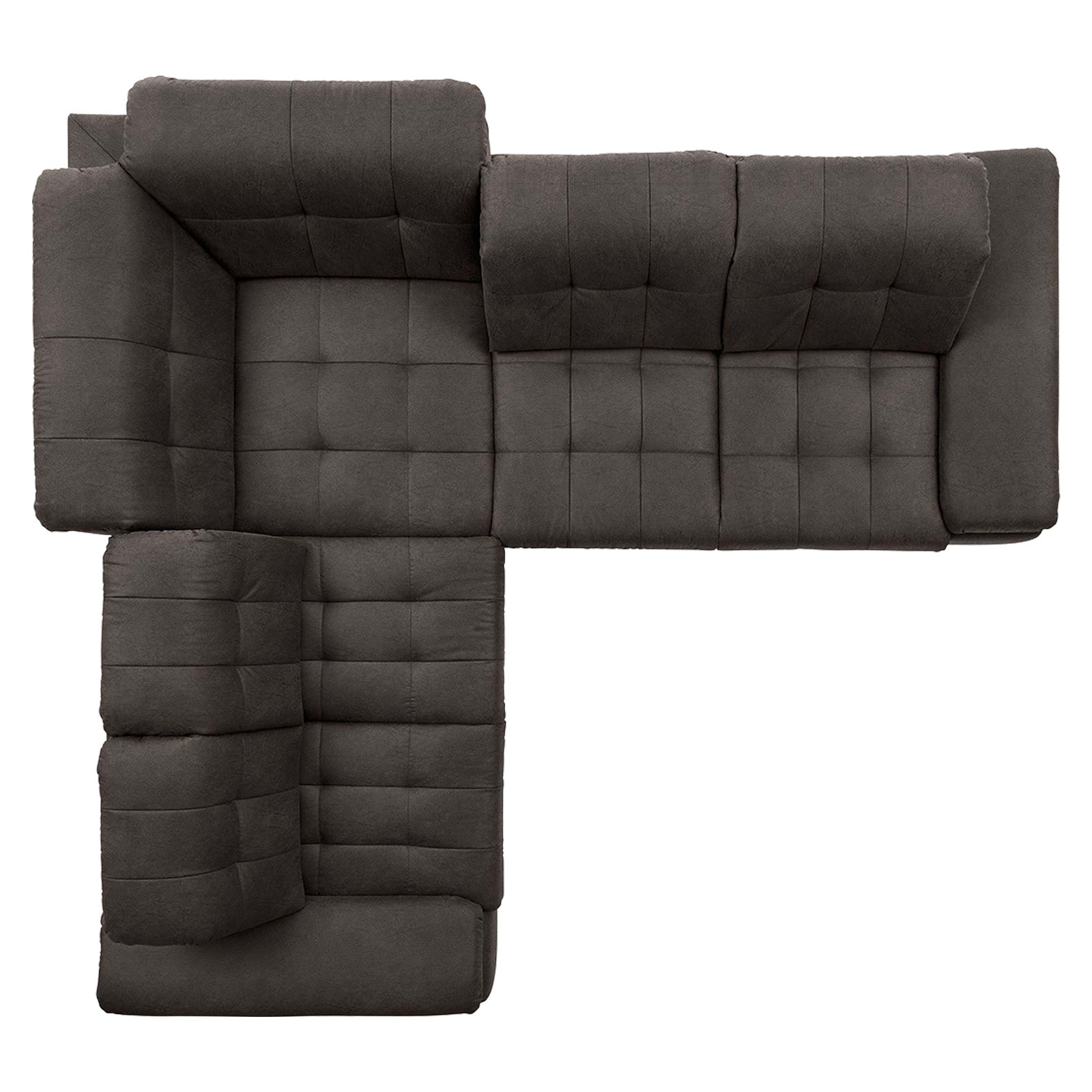 polsterpower Ecksofa - Saddle anthrazit - Basismodell - links