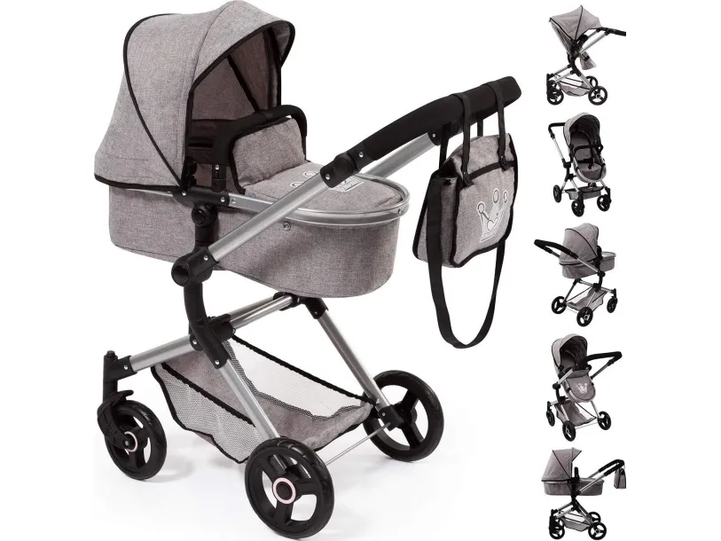 BAYER Combi trolley deep / pushchair gray 18410