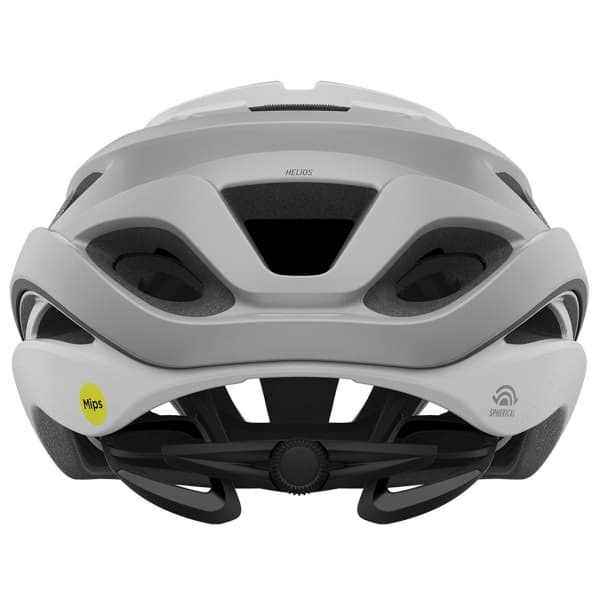 Casque vélo GIRO HELIOS SPHERICAL MAT WHITE/SILVER