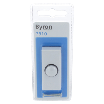 Byron 7910 beldrukker wit