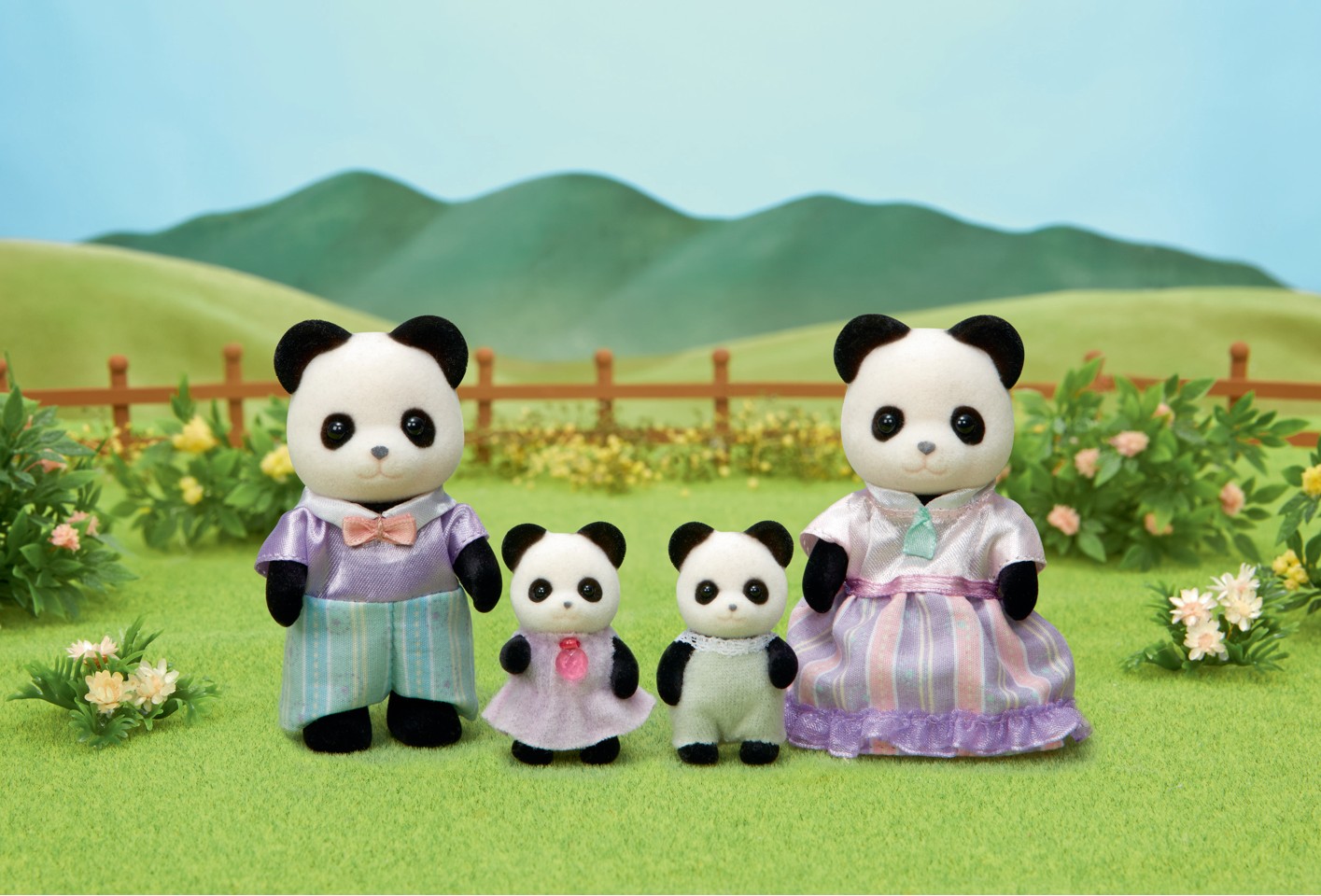 Sylvanian Families - Familien Pandabjørn (5529)