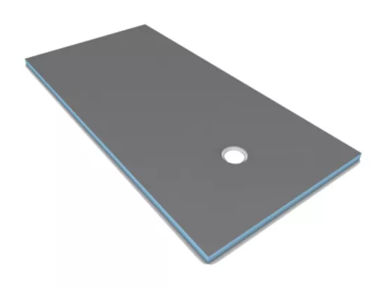 Receveur de douche à carreler 160 x 90 WEDI Fundo Primo rectangle écoulement excentré