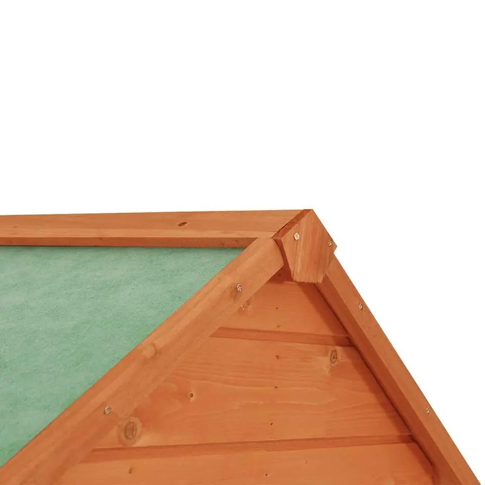 vidaXL - Tuinkast - Bruin - Hout