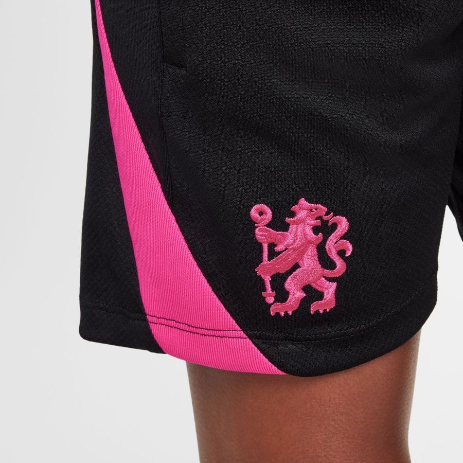 Chelsea Short d'Entraînement Dri-FIT Strike 3ème - Noir/Rose Enfant