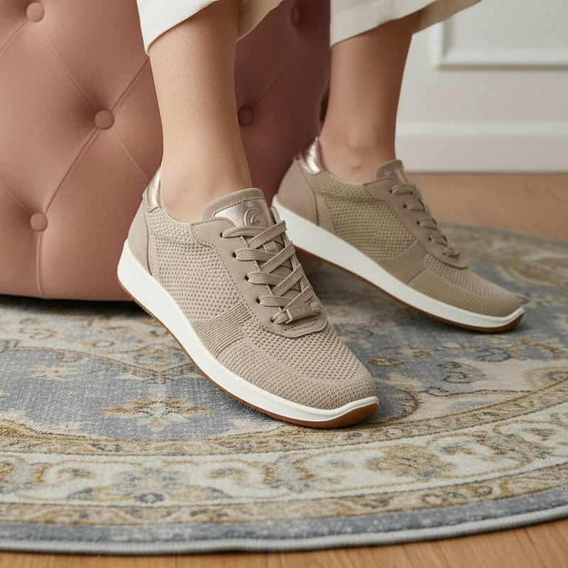 Ara Lissabon 4.0 Sneakers Beige Dames