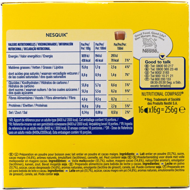Capsules de chocolat Nescafé Dolce Gusto Nesquik - Boîte de 16