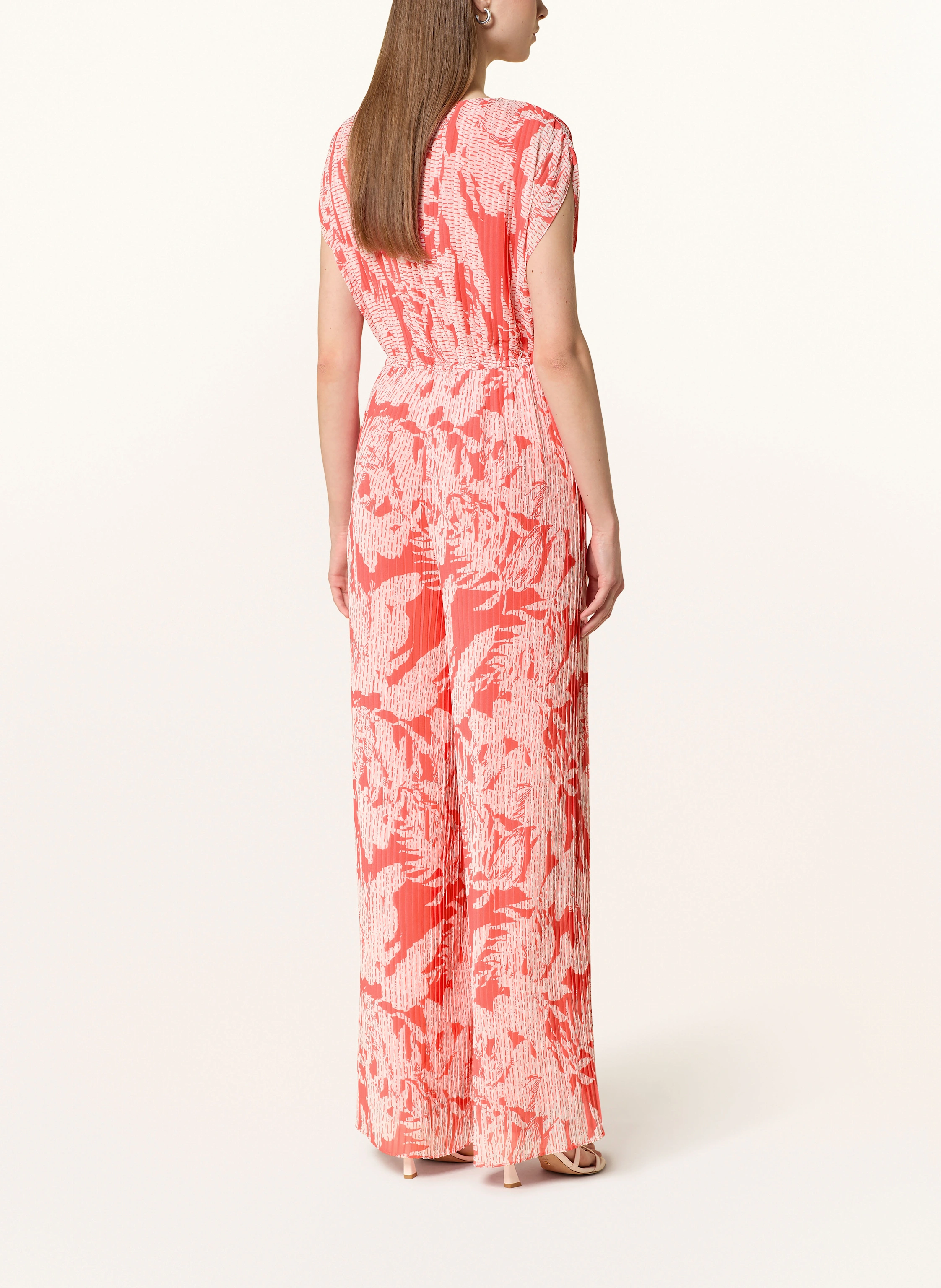 comma Jumpsuit mit Plissees
