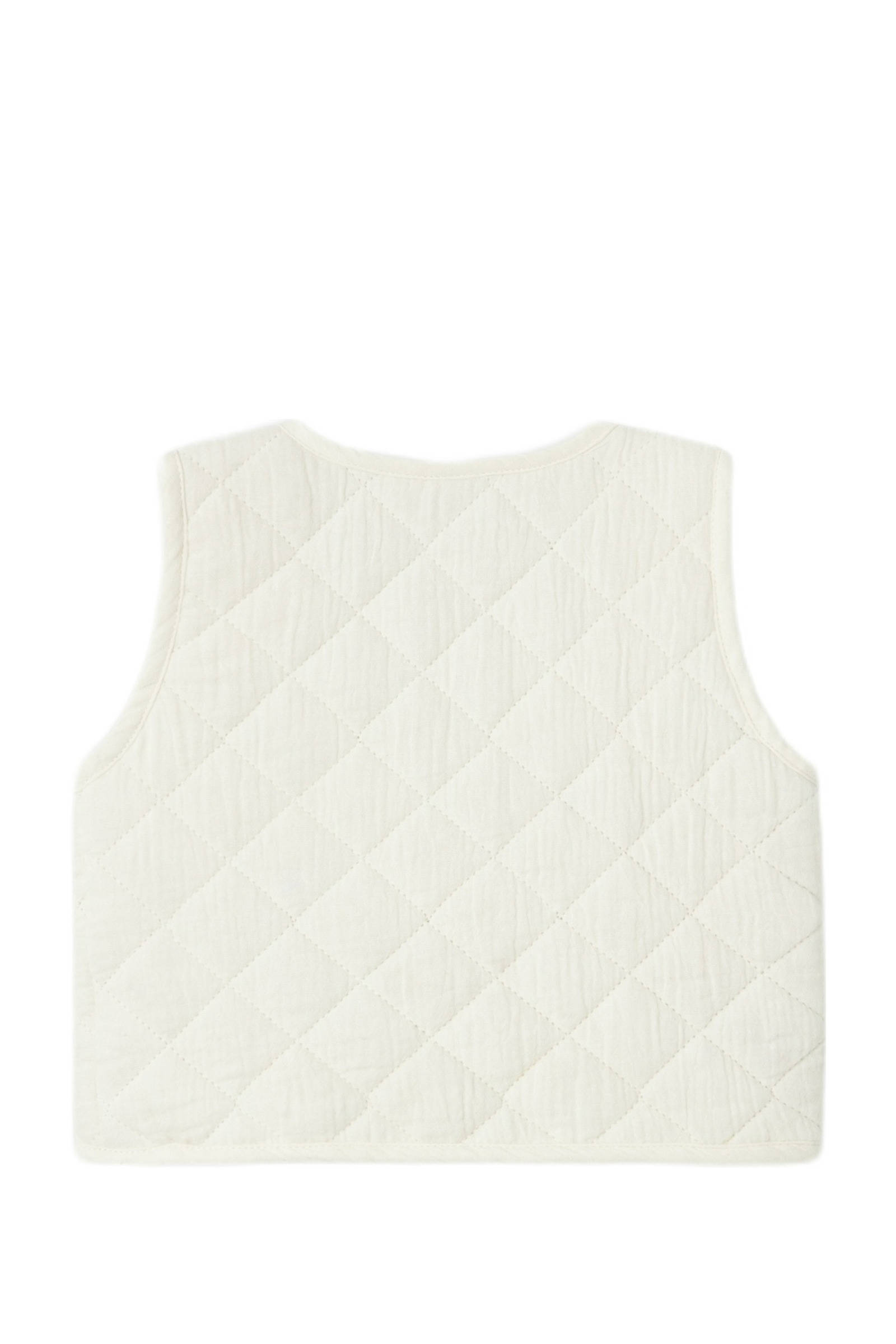 NAME IT baby gilet NBFHELGANY met printopdruk ecru/multicolor