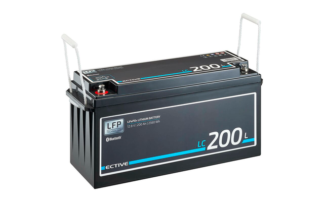 Ective LC BT 12 V LiFePO4 Lithium Versorgungsbatterie