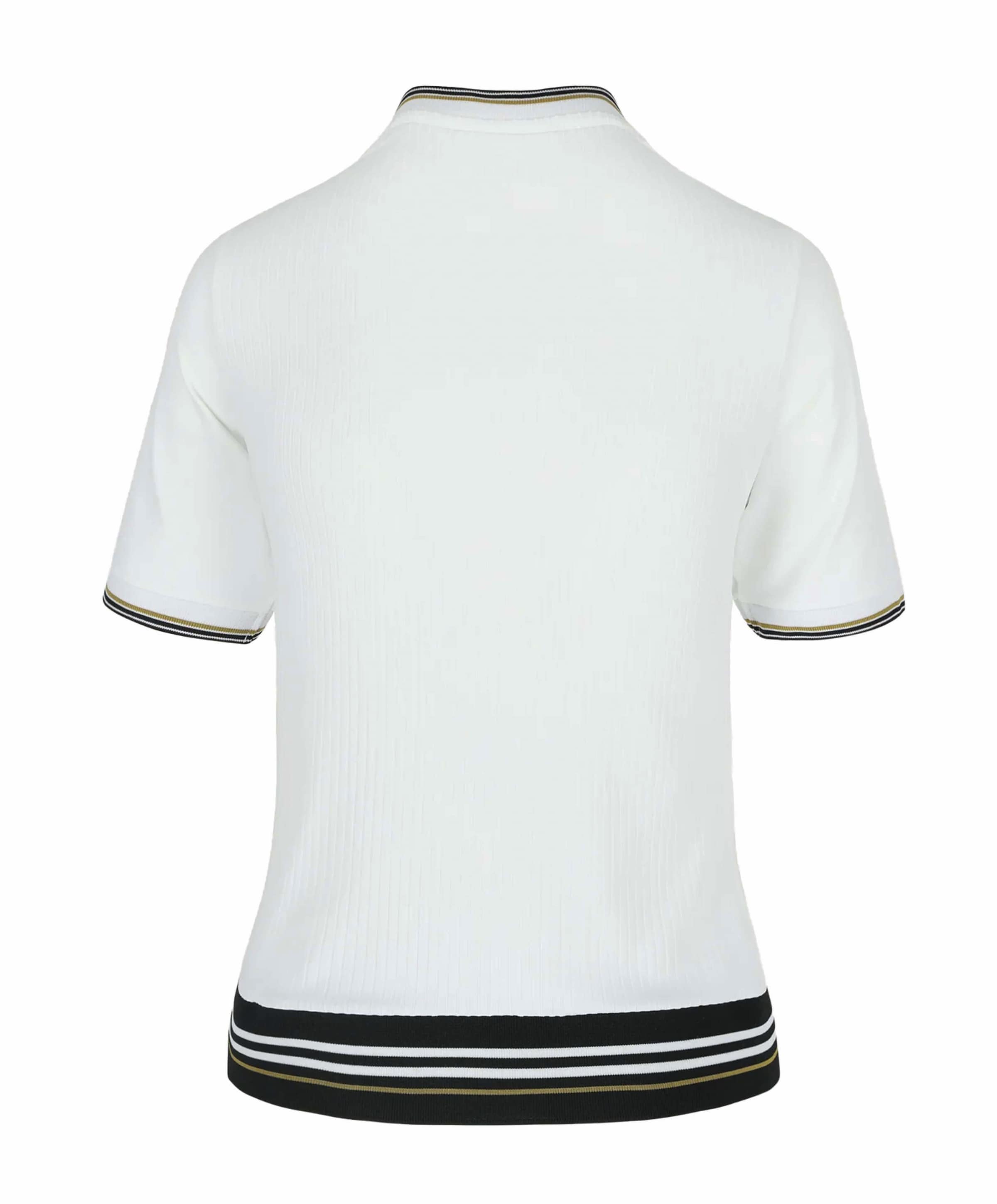 vieux jeu Dames T-shirt wit