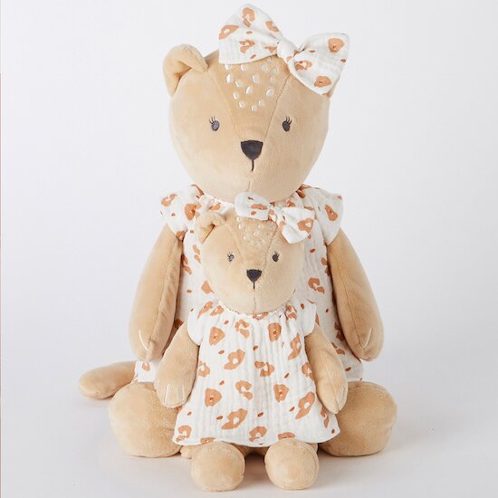 Babou & Kendi Peluche en Veloudoux   Kendi        25 cm   de               Noukies