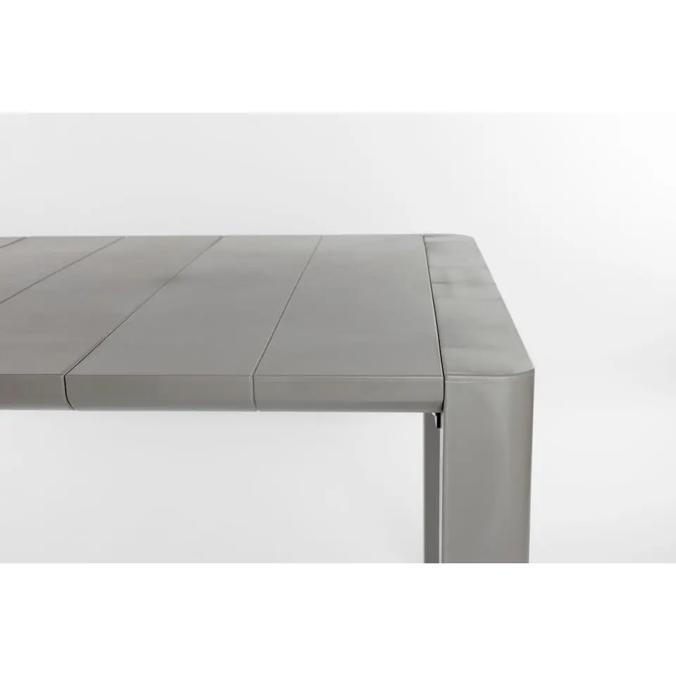 Housecraft Alban Tuintafel Rechthoekig 220x100 cm Metaal Grijs