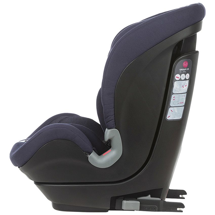 Siège-auto isofix Force groupe 1/2/3 - Bleu - Ecru
