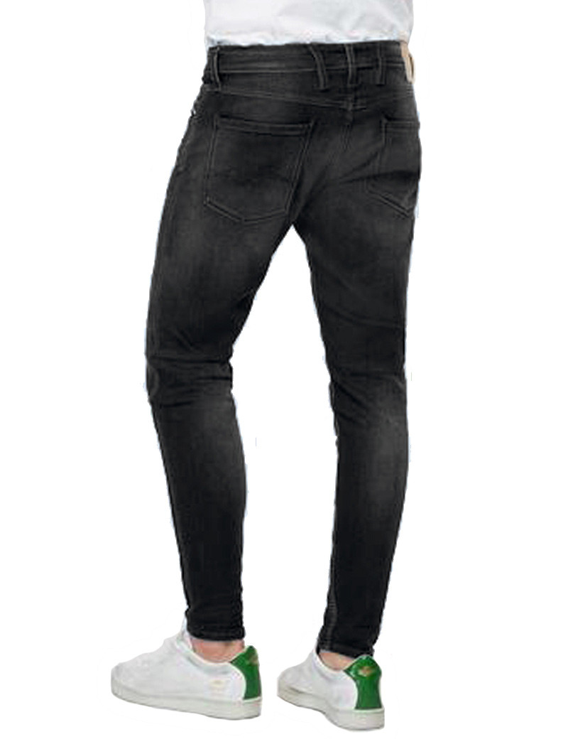 REPLAY PANTALON HOMME SUPER SLIM BRONNY NOIR 098