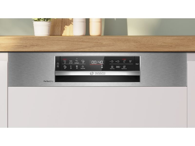 Bosch Einbaugeschirrspüler SMI6ZDS16E Teilintegrierter Geschirrspüler