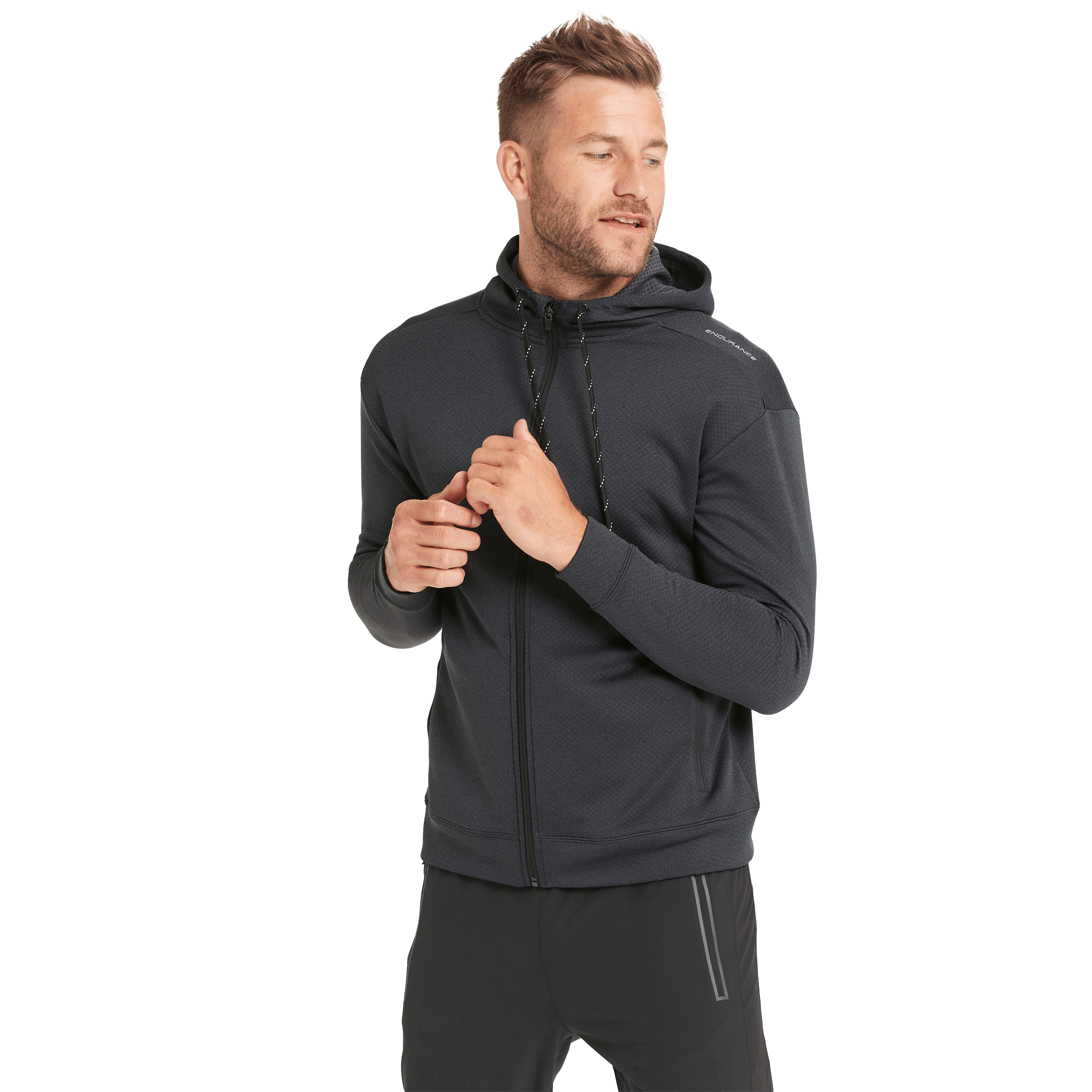 Endurance Dereff M Full Zip Hoody - Fritid og bomull