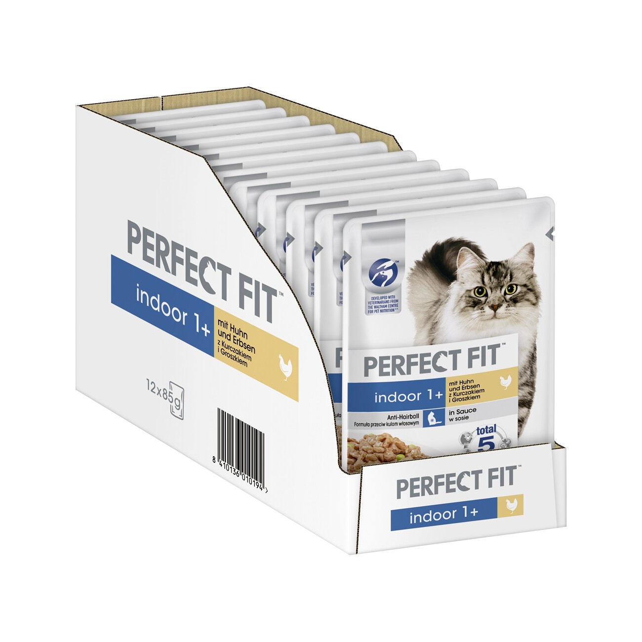 PERFECT FIT Indoor 1+ Huhn 12 x 85 g