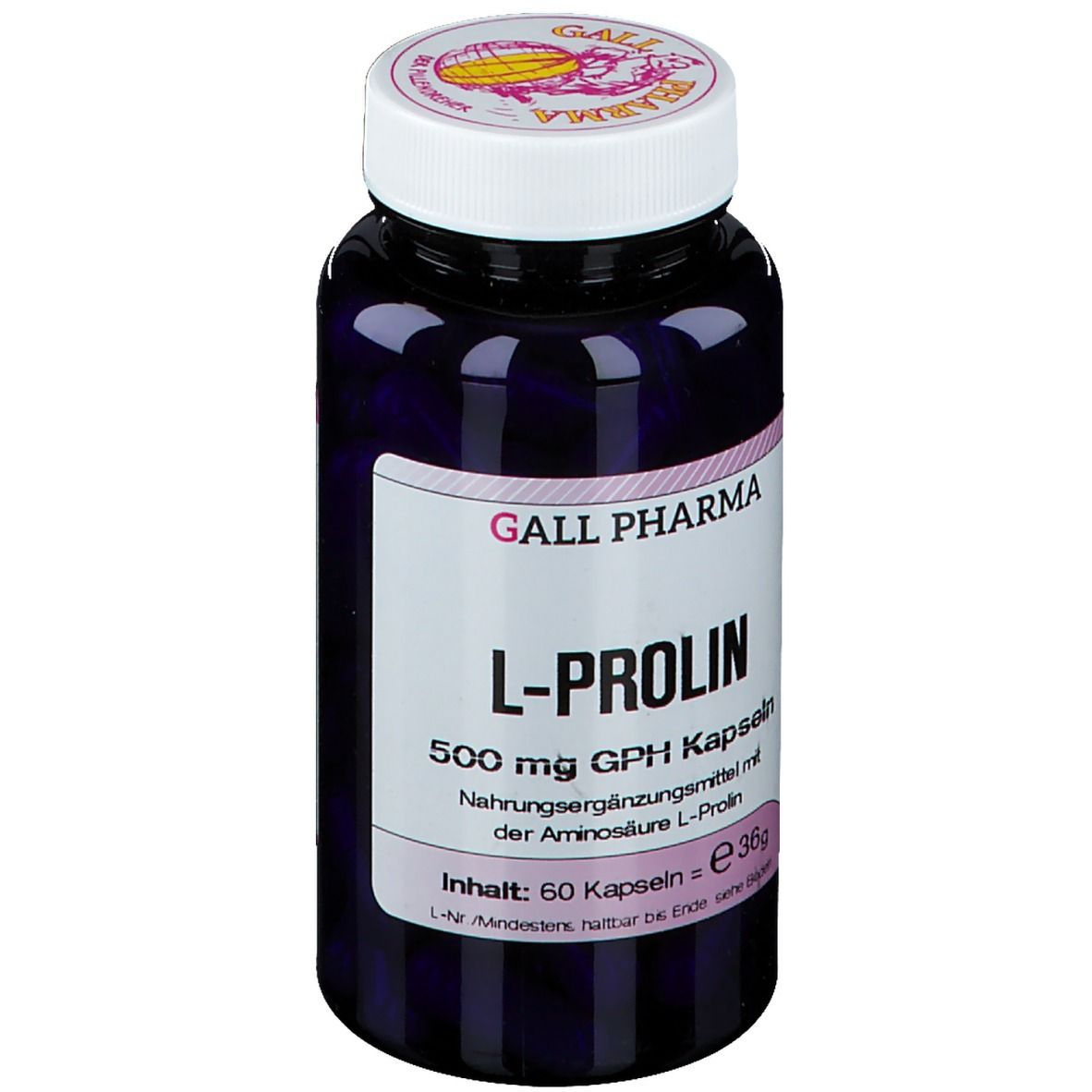 GALL PHARMA L-Prolin 500 mg GPH Kapseln