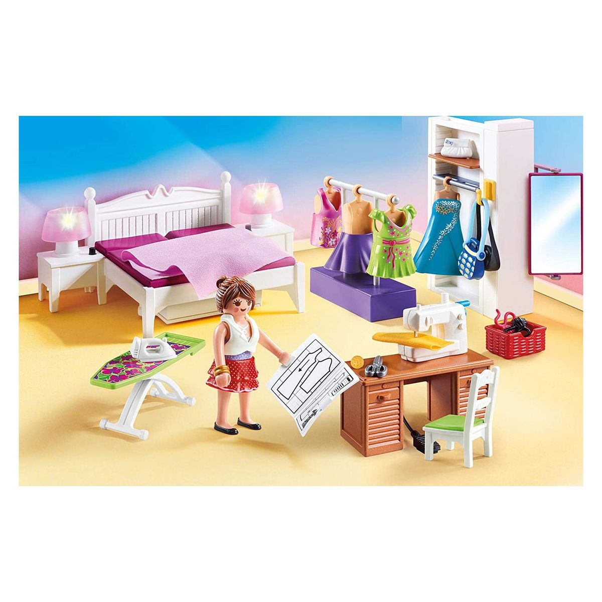 PLAYMOBIL® 70208 - Dollhouse - Schlafzimmer mit Nähecke