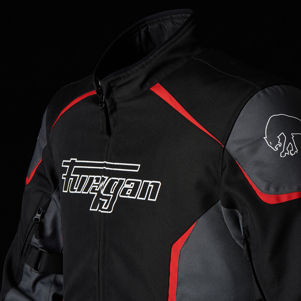 Furygan - Blouson Yori Noir / Gris / Rouge