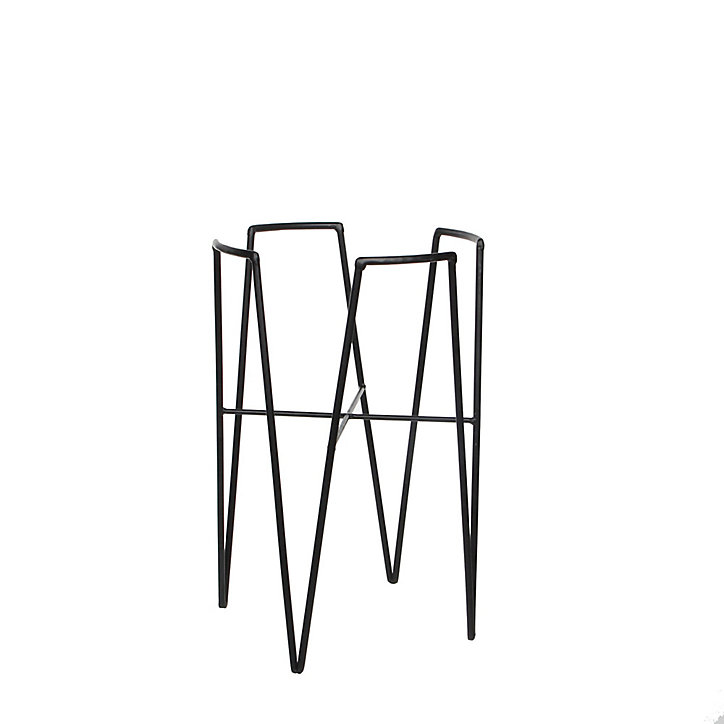 Support en fer pour pot 25 x 25 x h.38 cm