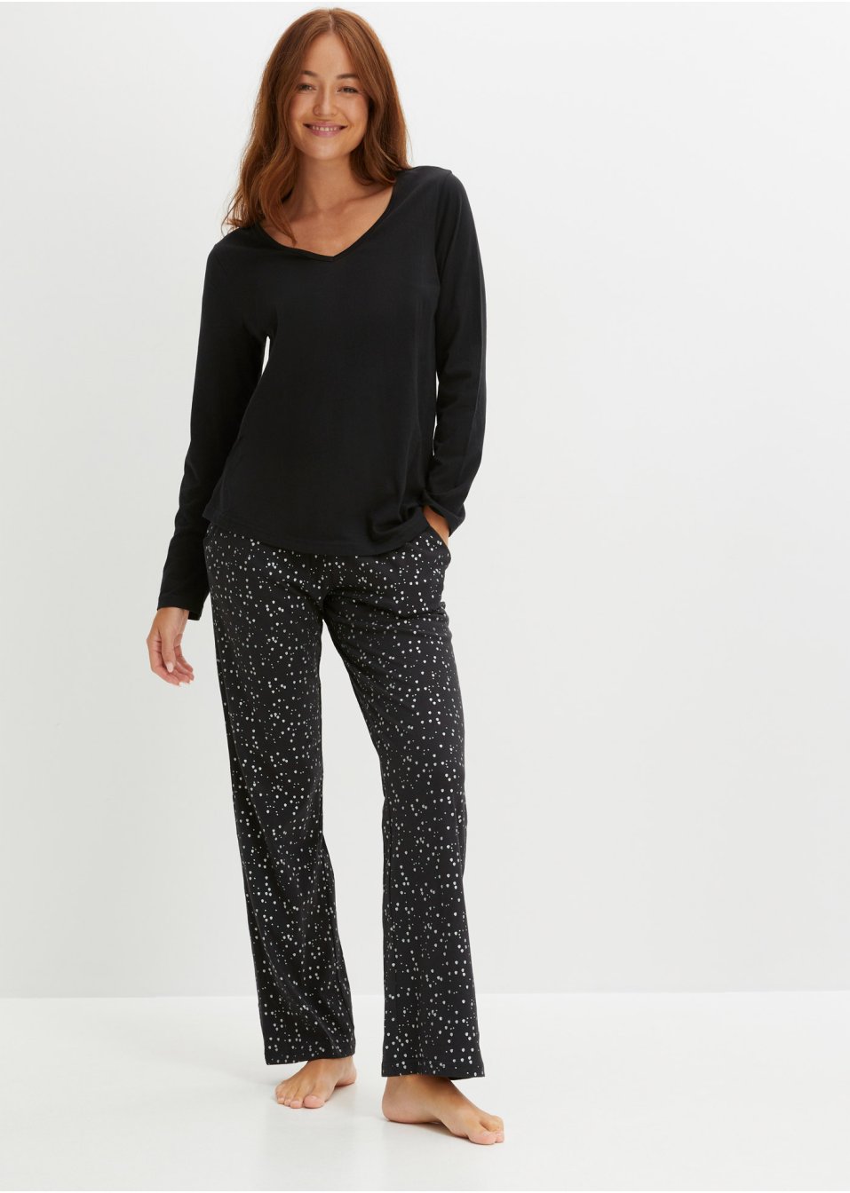 Pyjama avec imprimé scintillant