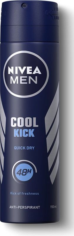 Nivea Men - Cool Kick - Deodorant Spray - 150ml - Alcoholvrij