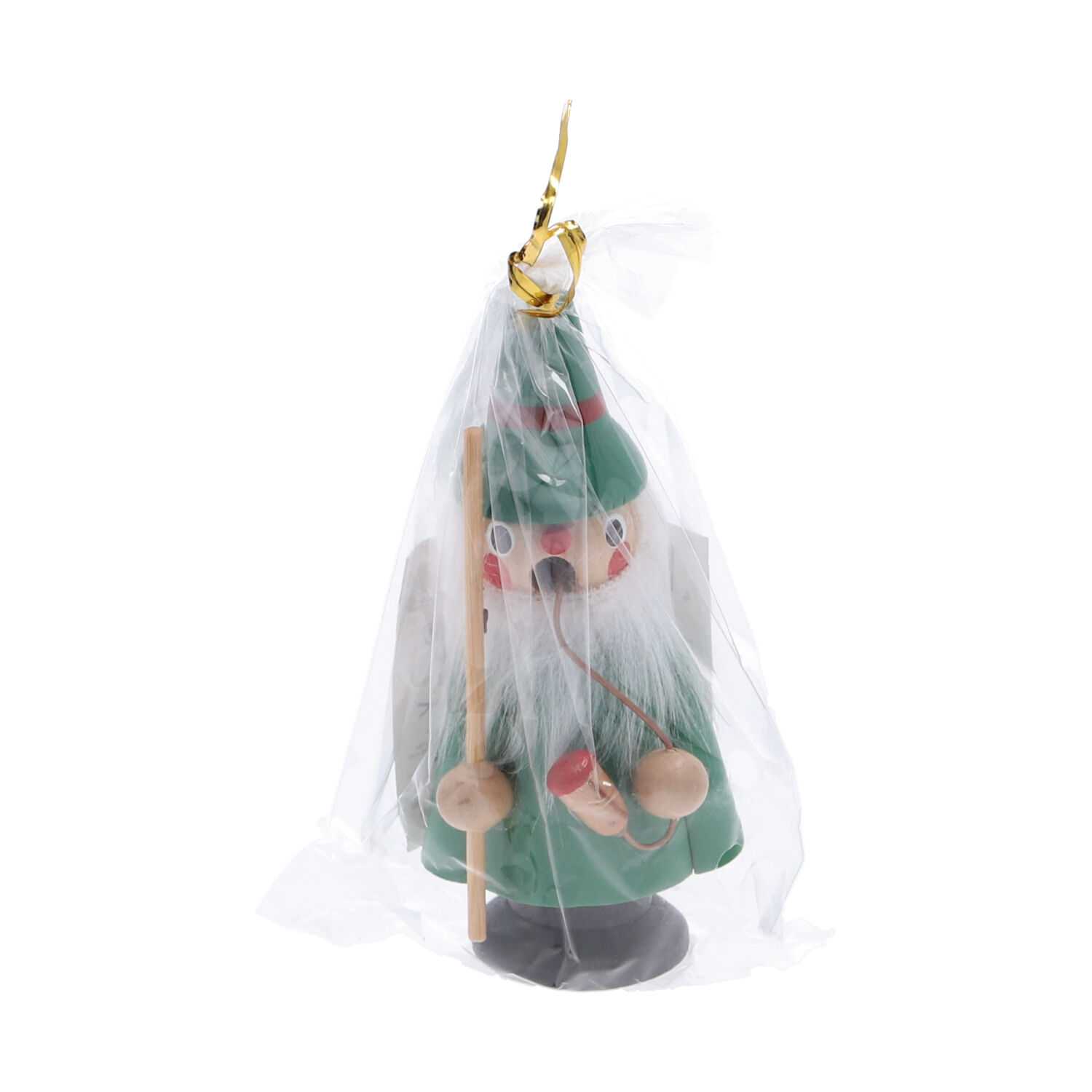 Figur Räuchermann aus Holz mini Höhe 9 cm
