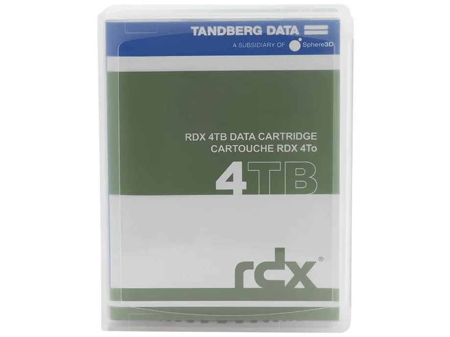 Overland-Tandberg 8824-RDX, RDX-patron, RDX, 4 TB, FAT32, NTFS, exFAT, ext4, Sort, 150 MB/s