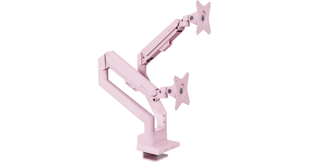 ArozziAlzare Neo Duo - Gas Spring Monitor Arm - Pink monitorarm  (Roze)