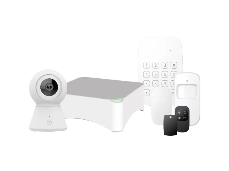 DENVER SHA-150 - Hjemmealarmsystem - trådløs - Mobil - 802.11b/g/n, 433 MHz RF-protokol - 433 MHz, 868 MHz, 2.4 Ghz