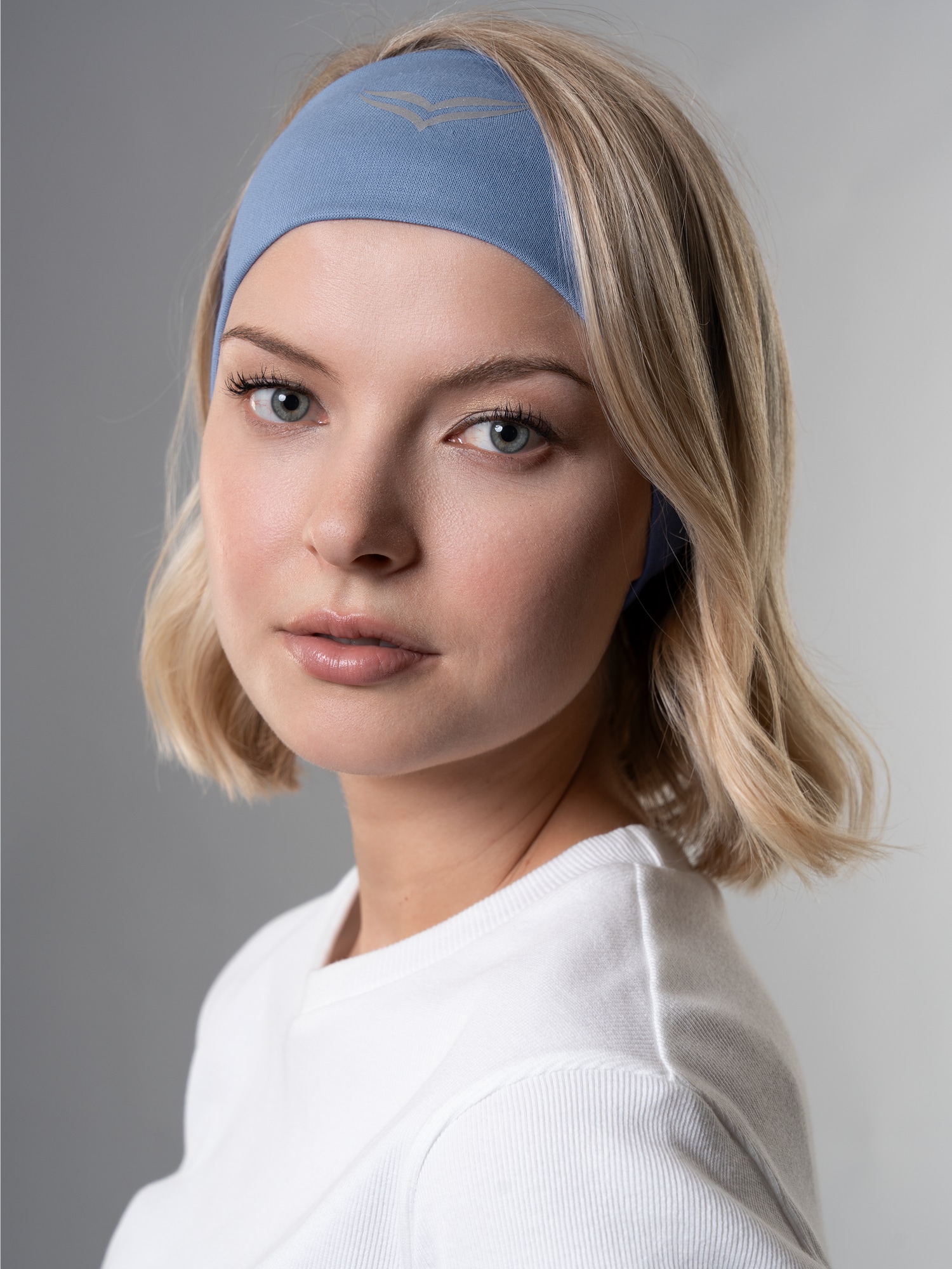 Haar-/Stirnband Pearl-blue