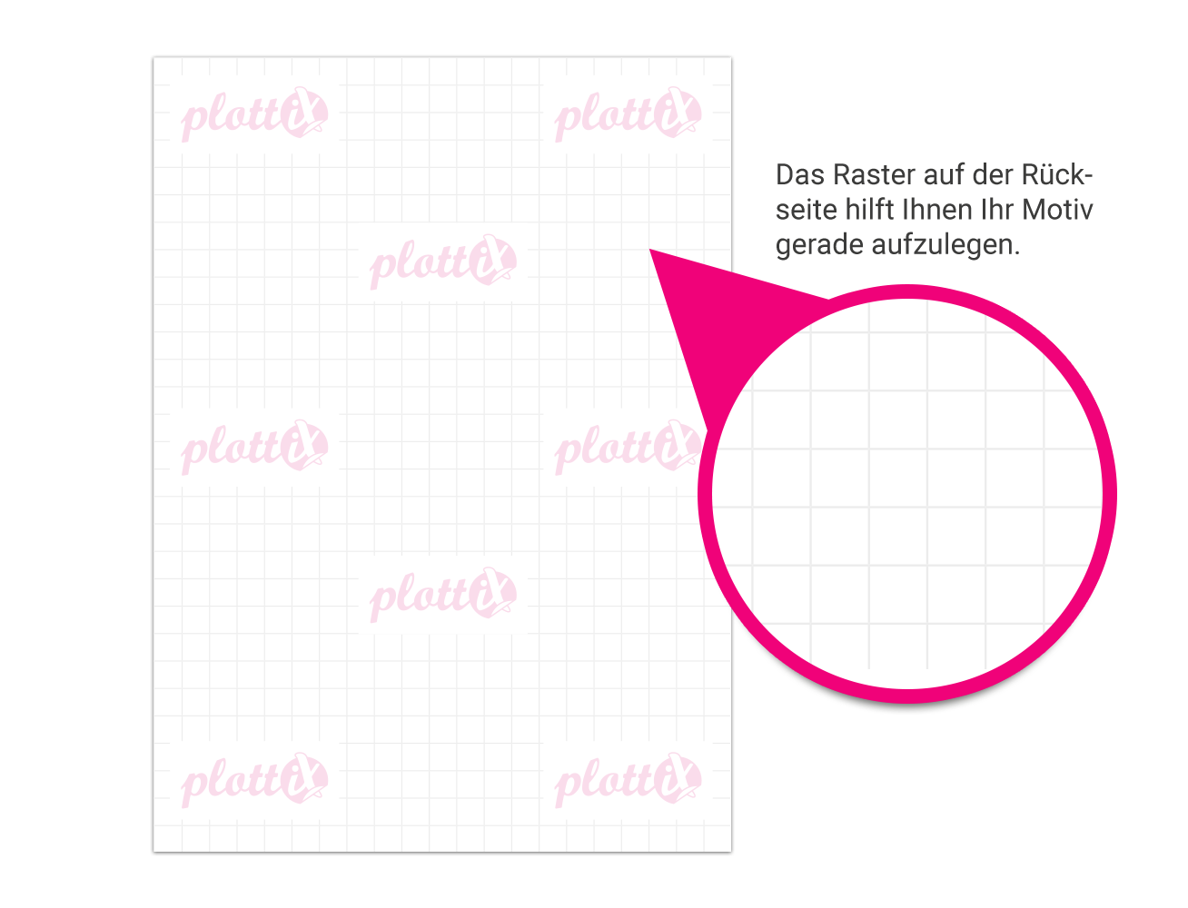 plottiX - Sublimationspapier - DIN A4 - 100 Blatt