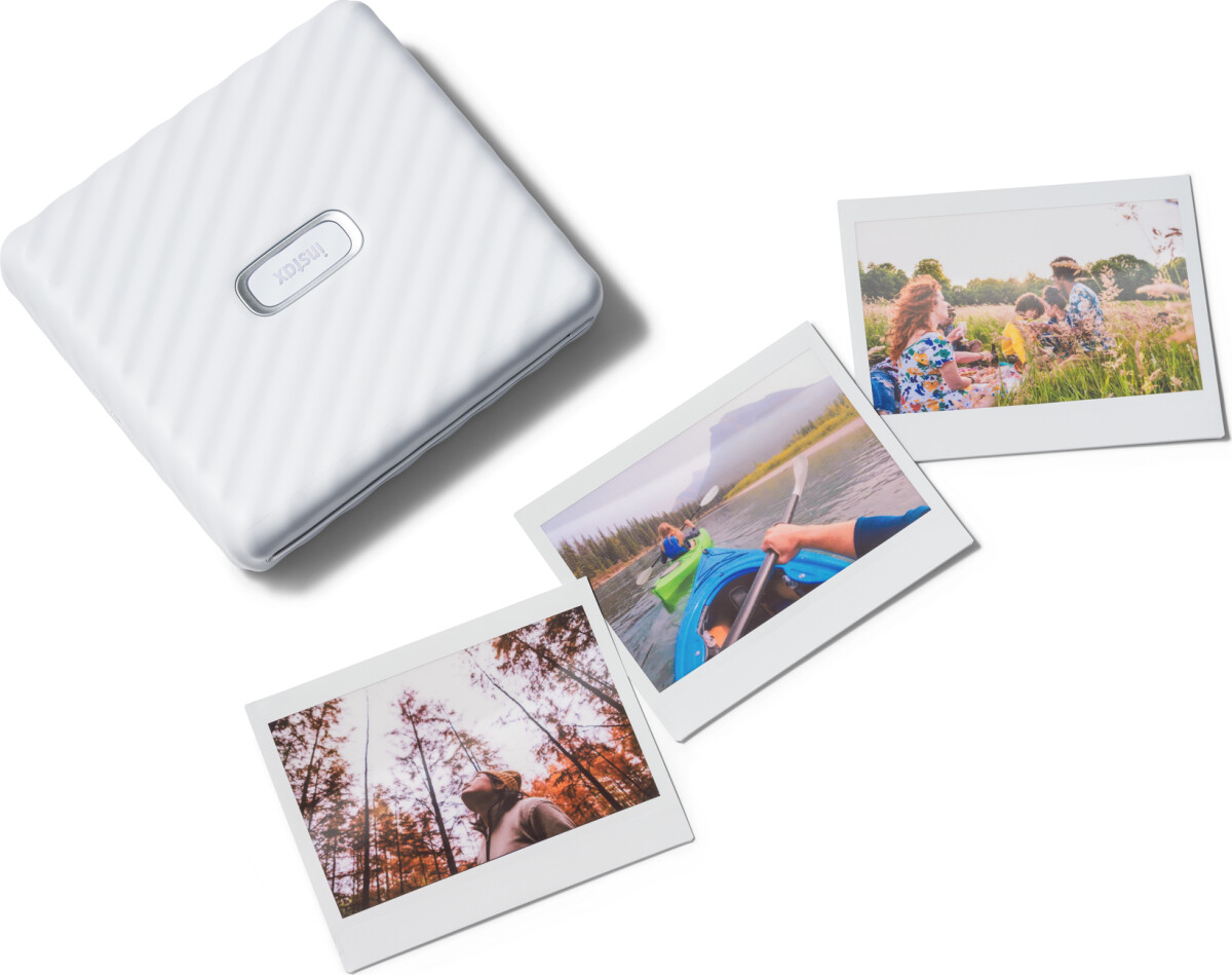 Fujifilm - Instax Link Wide Smartphone Polaroid Printer - Hvid