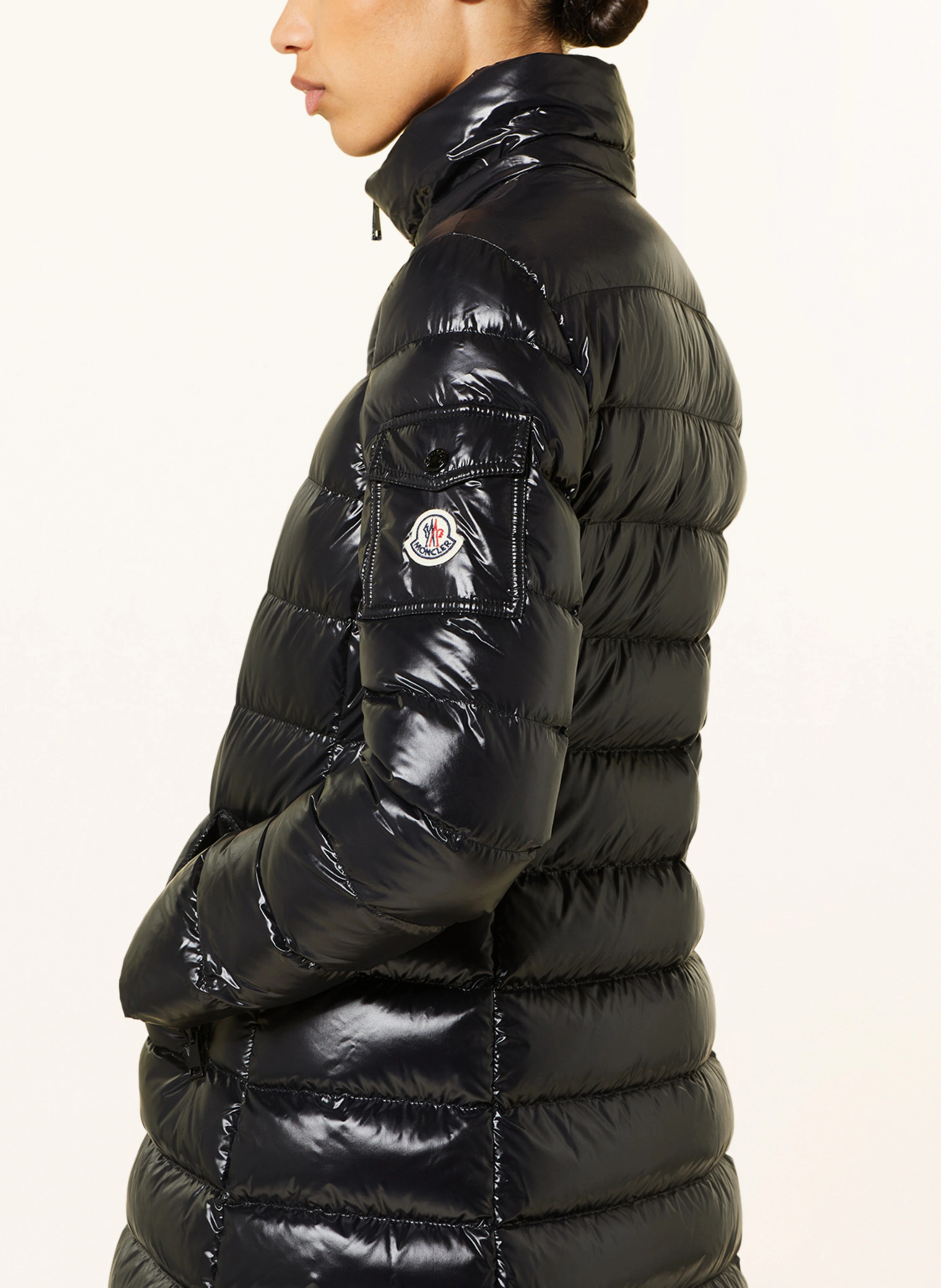 MONCLER Daunenmantel MOKA mit abnehmbarer Kapuze