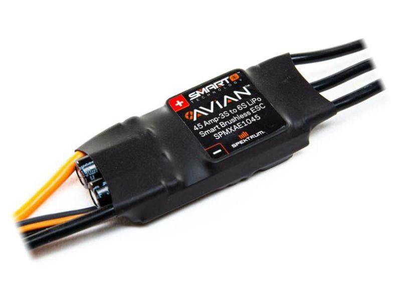Spektrum Brushless Regler Avian 45A Smart ESC 3-6S Spektrum Smart Brushless Regler für Flugmodelle