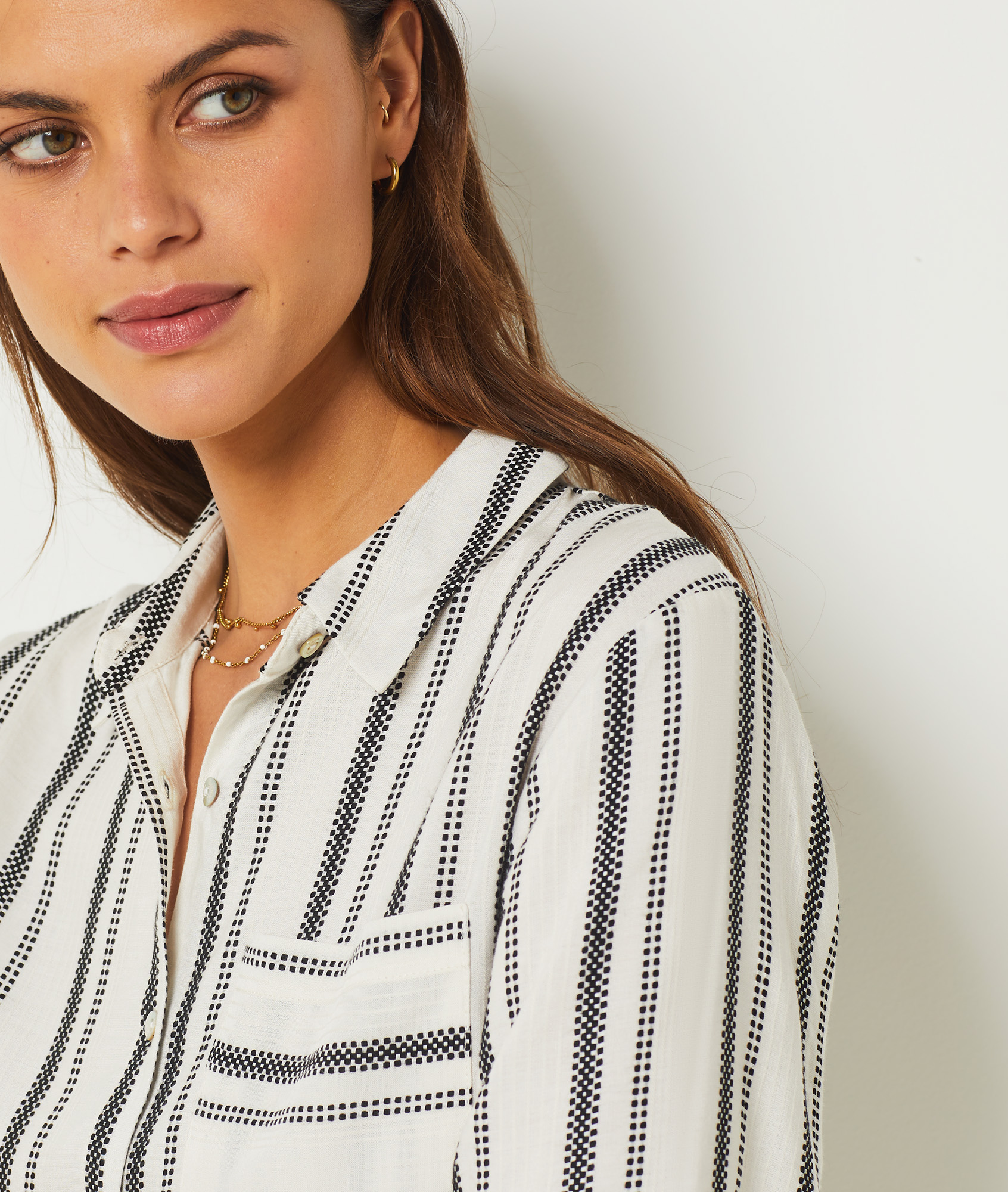 Chemise de pyjama rayée