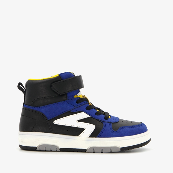 Blue Box hoge jongens sneakers blauw/zwart