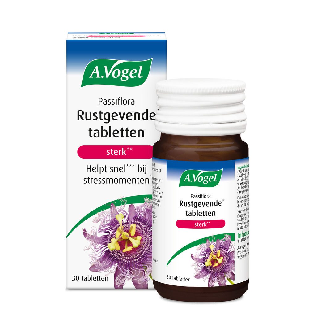 A.Vogel Passiflora rustgevende sterk (30 tabletten)