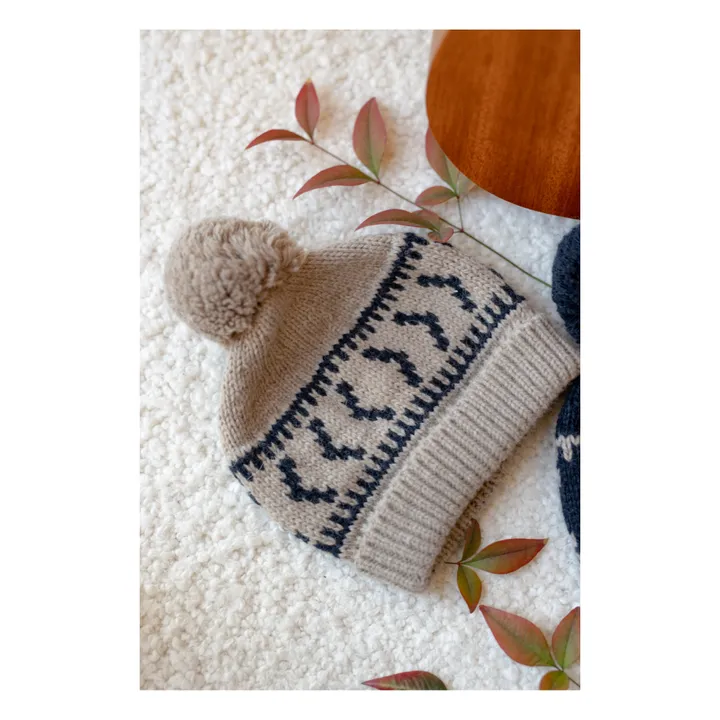 1+ in the family Bonnet Pompon Jacquard Nadja | Taupe