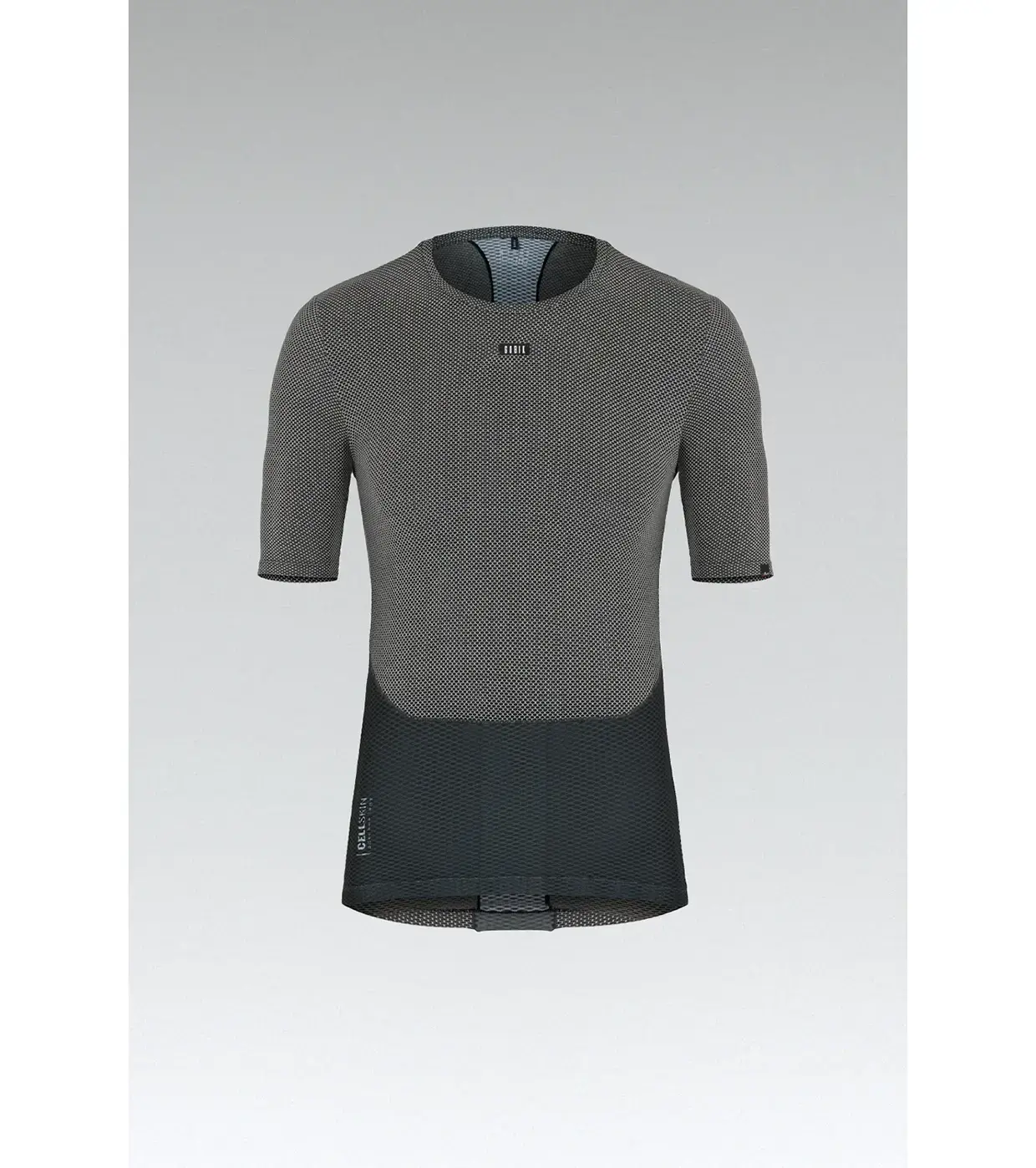 Gobik Cell Skin Ondershirt Korte Mouwen Grijs/Zwart Dames